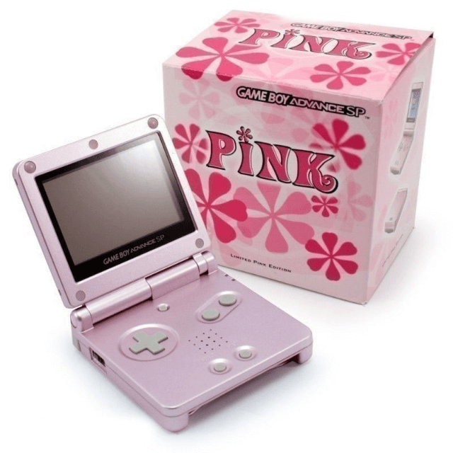 Nintendo Gameboy Advance SP Limited Pink Edition box art for GameBoy Advance